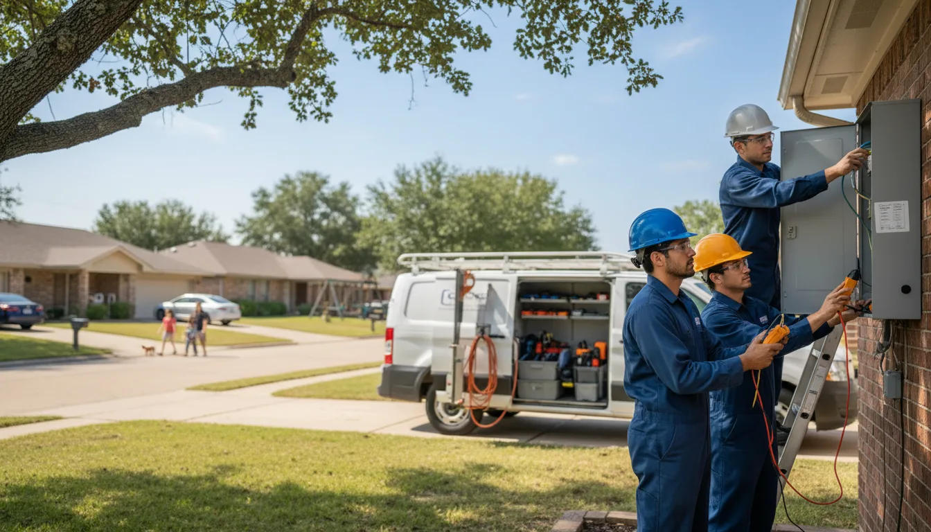 Certified electrician providing emergency electrical services in Kintyre, ND